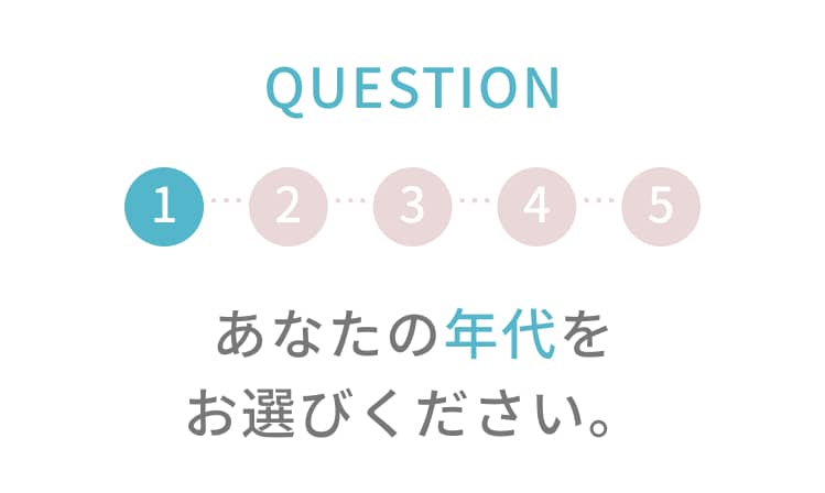 Q1 あなたの年代をお選びください。