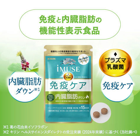 免疫と内臓脂肪の機能性表示食品