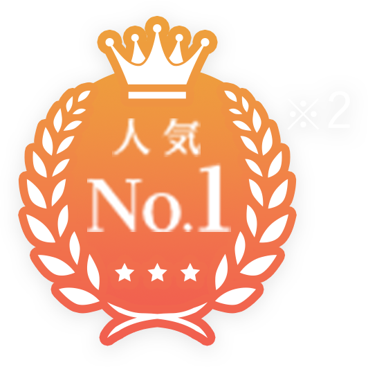 人気No.1 ※2